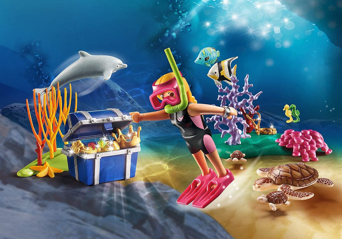 Playmobil Treasure Diver Gift Set - 70678-PLAY
