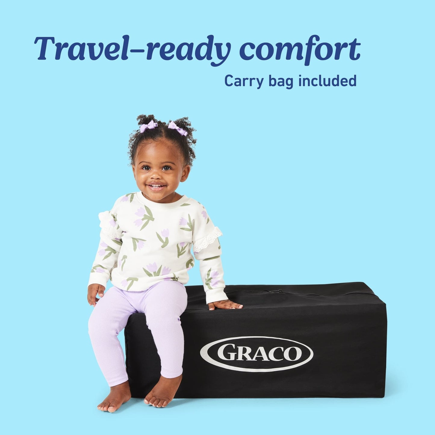 Graco Pack 'n Play Care Suite Bassinet Lux Playard - Sky - 2224032