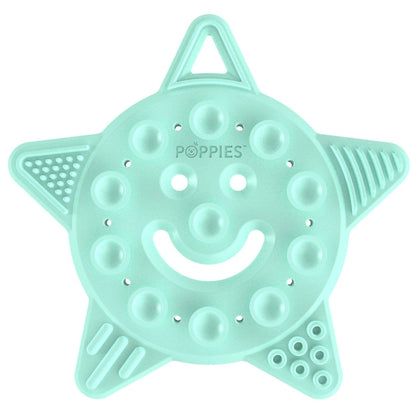 Poppies SMILEY the Star Teether - Mint Green - 10102-P