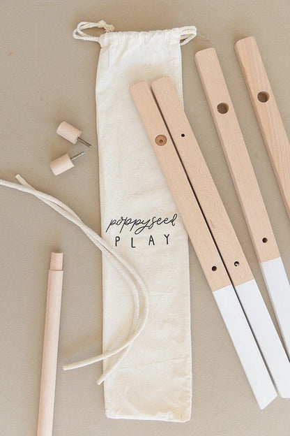 Poppyseed Play Wooden Baby Gym - Natural / Natural Wood Toys - NATGYM-HT-WOOD