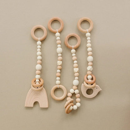 Poppyseed Play Wooden Baby Gym - Natural / Natural Wood Toys - NATGYM-HT-WOOD