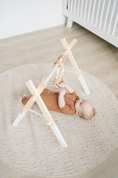 Poppyseed Play Wooden Baby Gym - Natural / Natural Wood Toys - NATGYM-HT-WOOD