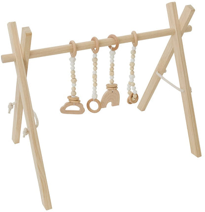 Poppyseed Play Wooden Baby Gym - Natural / Natural Wood Toys - NATGYM-HT-WOOD