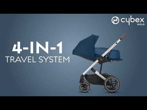 Cybex OPEN BOX Balios S Lux Full Size Stroller - River Blue