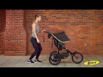 BOB Blaze Performance Fixed Wheel Single Jogging Stroller - Citron