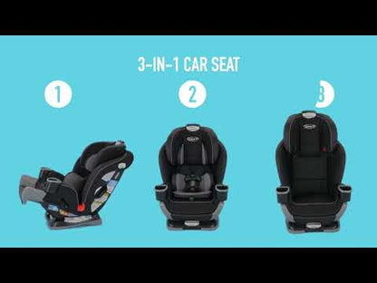 Graco Extend2Fit 3-in-1 All-in-One Convertible Car Seat - Norah