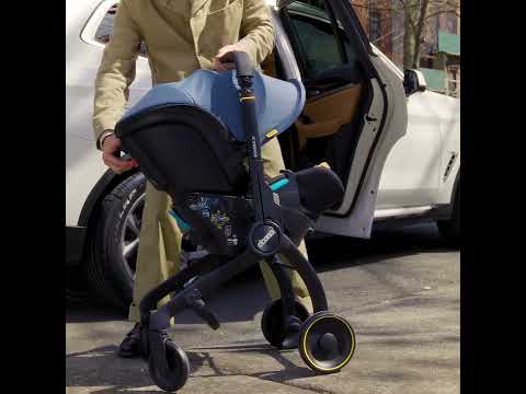 Doona X Infant Car Seat Stroller & Latch Base, Slate Green