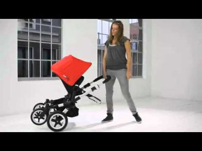 Bugaboo Donkey Mono Stroller in Sand/Red
