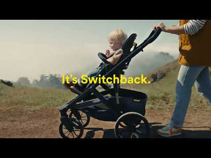 Veer Switch&Roll Single-to-Double Stroller + Color Kit Bundle - Pink Agate