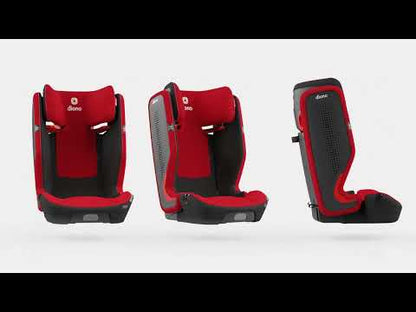 Diono Monterey 5iST FixSafe Belt Positioning High Back Booster Car Seat - Red Cherry
