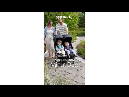 UPPAbaby Minu Duo Double Stroller + Aria Travel System Bundle - Greyson / Greyson