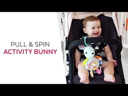 Skip Hop Vibrant Village Pull & Spin Activity Bunny