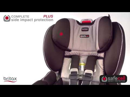Britax Boulevard ClickTight Anti-Rebound Bar Convertible Car Seat - StayClean Gray