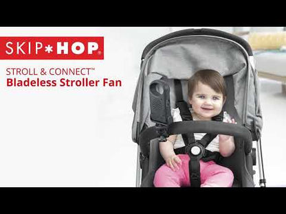 Skip Hop Stroll & Connect Bladeless Stroller Fan - Grey