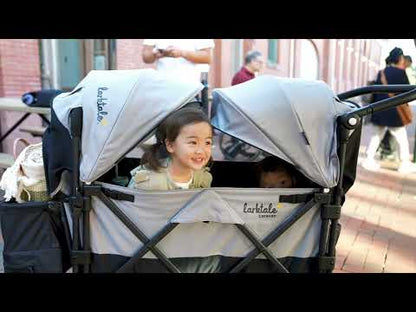 Larktale Caravan V2 (2 Seater) Stroller Wagon - Gray/Blue