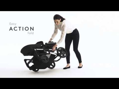 Silver Cross 2018 Wave Double Stroller - Claret