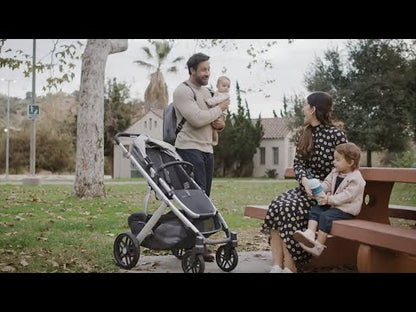 UPPAbaby VISTA V2 Twin Double Stroller + MESA MAX Travel System Bundle with Rumble Seat V2+ - Lucy / Jake