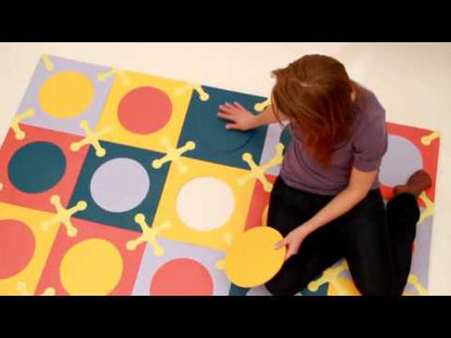 Skip Hop Playspot Interlocking Foam Tiles - Blue / Gold