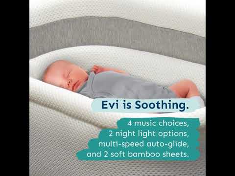 TruBliss Evi Smart Bassinet w/ Alexa - BA501-SBA