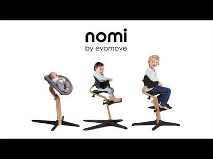 Nomi Highchair - Black/Black Oak