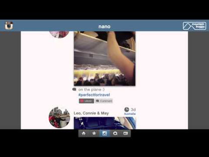 Mountain Buggy Nano Travel Compact Stroller - Nautical