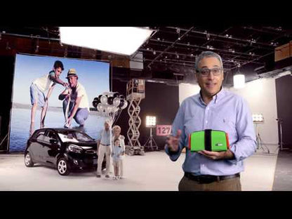 Mifold Grab-and-Go Backless Belt Positioning Booster Car Seat - Denim Blue