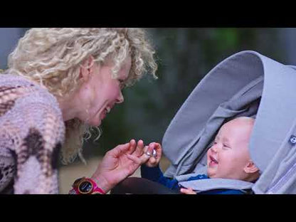 Stokke Xplory 2018 Stroller - Deep Blue/Silver/Brown