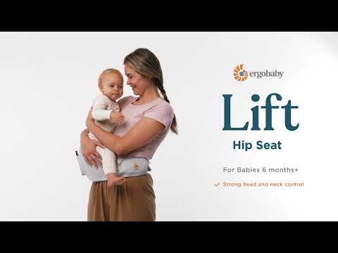 Ergobaby Lift Hip Seat Baby Carrier - Pearl Grey – Albee Baby