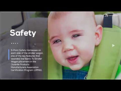 Keenz 7S Stroller Wagon - Black