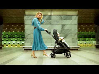 Cybex Melio Carbon 2.0 Stroller + Cot Bundle - Deep Black (Albee Exclusive)