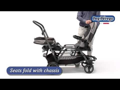 Peg Perego OPEN BOX Duette Piroet Double Stroller - Atmosphere