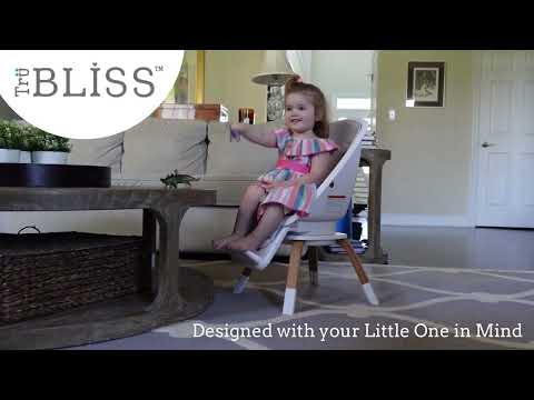 TruBliss 2-in-1 Turn-A-Tot High Chair - Grey Taupe - PB001-GTP