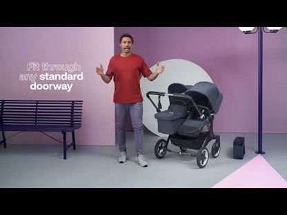 Bugaboo Donkey 5 Mineral Twin Complete Stroller Bundle 2022 - Black / Washed Black