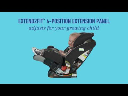 Graco 4Ever Extend2Fit All in One Convertible Car Seat - Clove