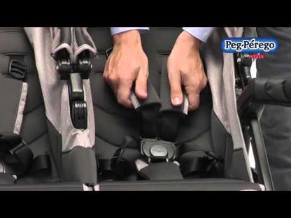 Peg Perego Book for Two Side by Side Double Stroller - Onyx