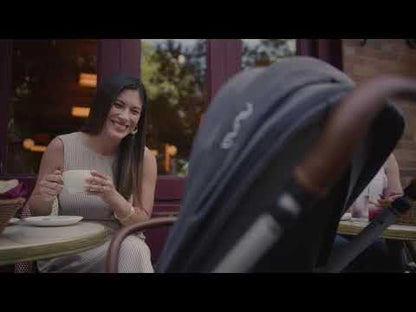 Nuna TRIV Compact Stroller with Magnetic Buckle - Caviar