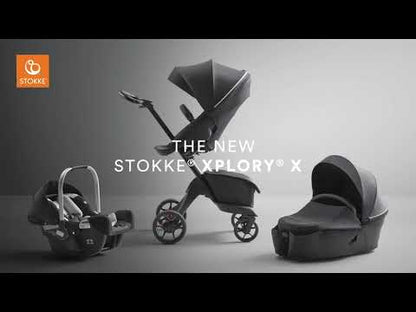 Stokke Xplory X + Stokke Pipa Travel System Bundle - Modern Grey / Black Melange