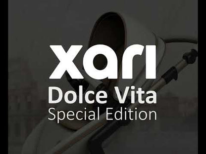 Mima Xari Dolce Vita Stroller, Champagne - Snow White / Latte