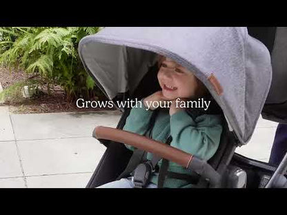 UPPAbaby Vista V3 Double Stroller with RumbleSeat V3 + Aria Travel System Bundle - Declan / Declan