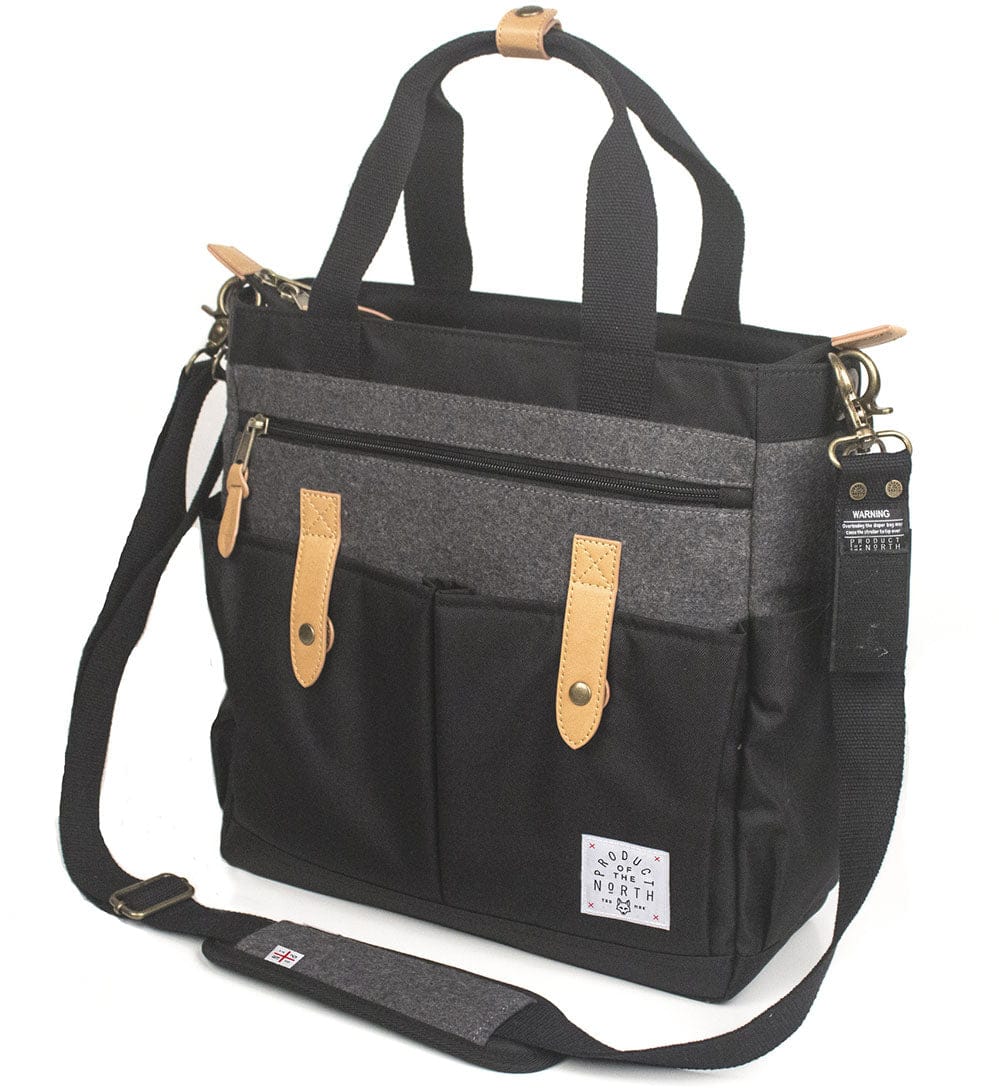 Product of the North Dawn Tote Diaper Bag - Black - 201-DAWN