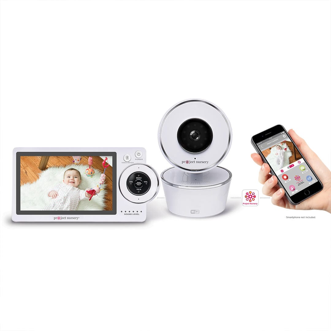 Project Nursery 5" HD Dual Connect Wi-Fi Baby Monitor System - PNMDUAL5