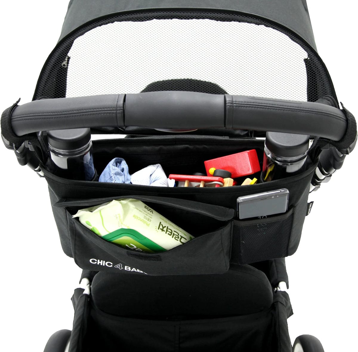 Pronto Handlebar Organizer - Black - PROU-ORG-BLK