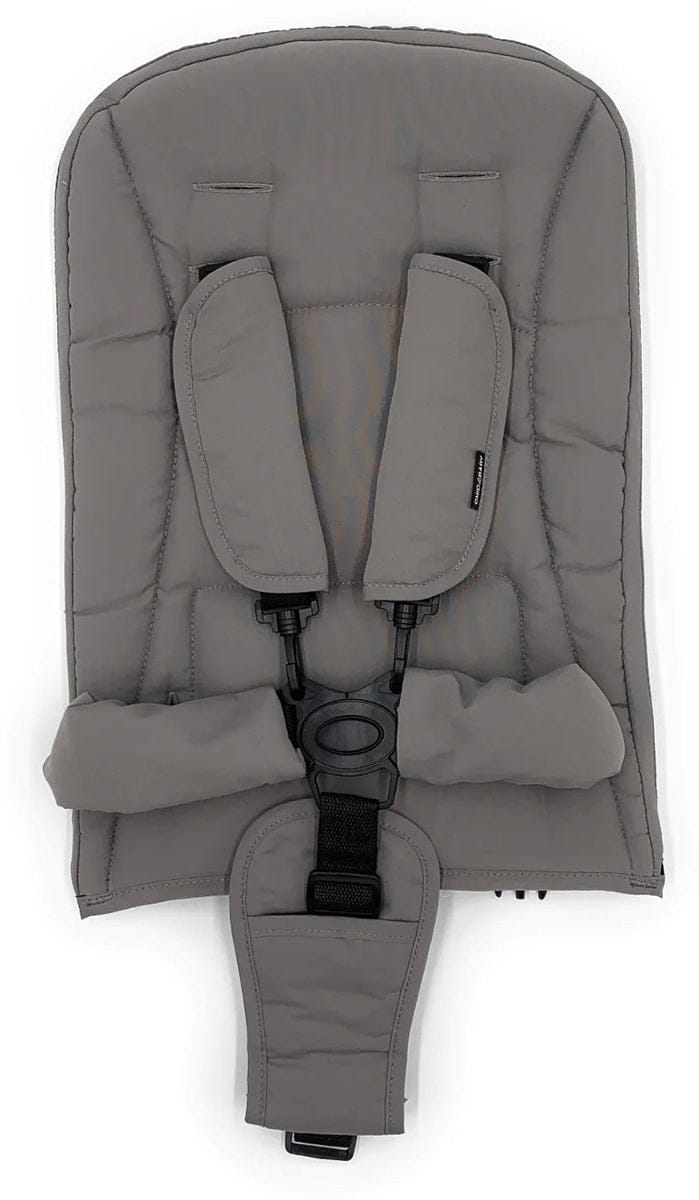 Pronto Squared (2 Seater) Stroller Wagon - Black Frame / Cloud Grey - PRO2BK-CG