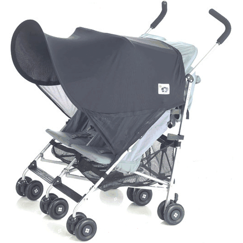 Protect-a-Bub Double Sunshade in Black - 400BBT