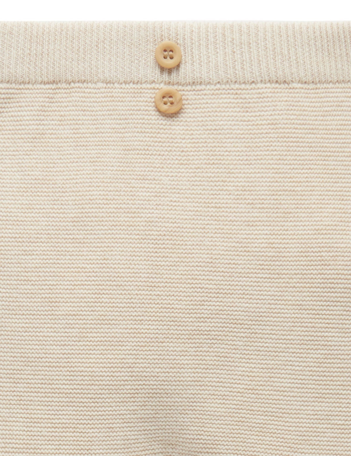 Purebaby Textured Leggings - Wheat Melange, 3-6M - Image 3