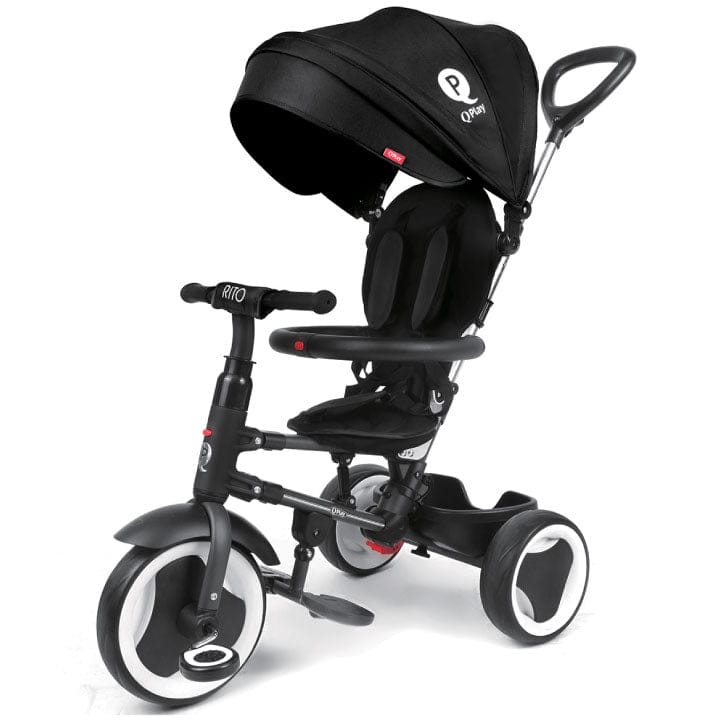 Q Play Rito Folding Trike - Black - RT1B