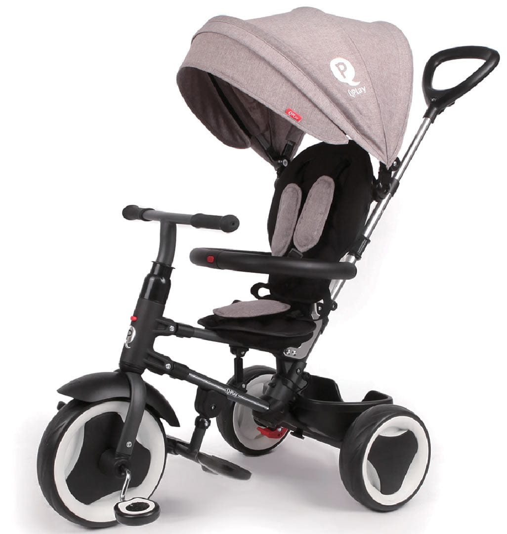 Q Play Rito Folding Trike - Grey - RT1G
