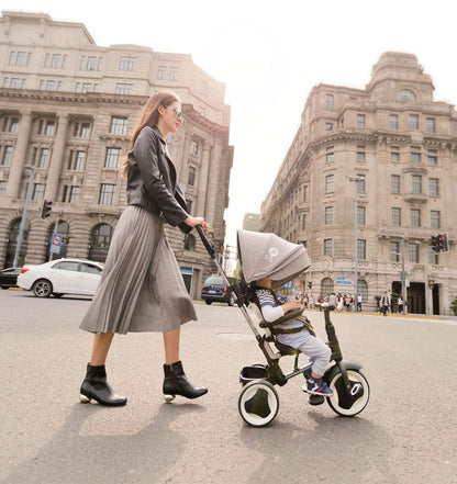 Q Play Rito Folding Trike - Grey - RT1G