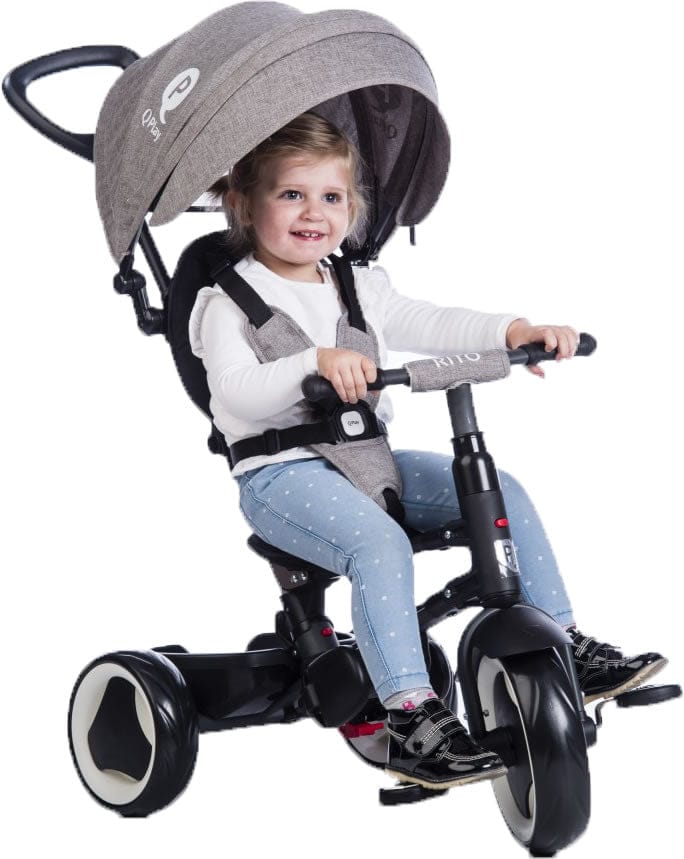 Q Play Rito Folding Trike - Grey - RT1G