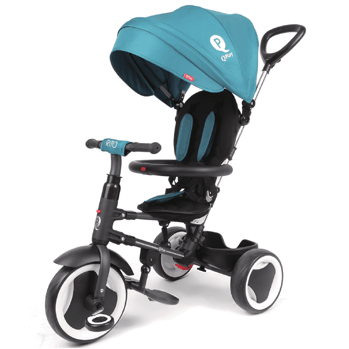 Q Play Rito Folding Trike - Teal - RT1T